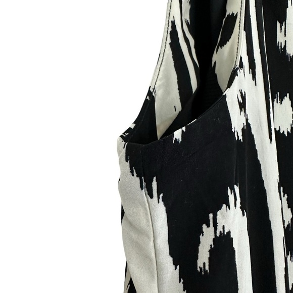 Athleta Ikat Bloom Ripple Maxi Dress Black White S - Picture 8 of 14